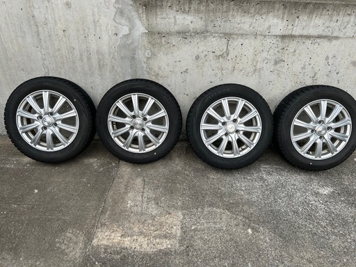 スタッドレスタイヤ BLIZZAK VRX 155/ 65R14＆アルミホイール４本セット