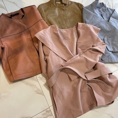レディース　ショートブルゾンセット