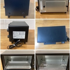 mononics 温度調整機能付きオーブントースター PPIT-MNTS1000-BK ブラック キッチン家電の画像