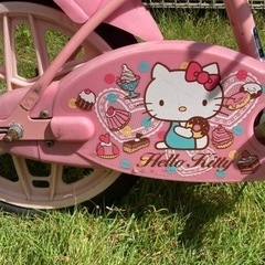 【受け渡し者確定】ハローキティ　自転車(子ども用)の画像