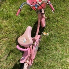 【受け渡し者確定】ハローキティ　自転車(子ども用)の画像