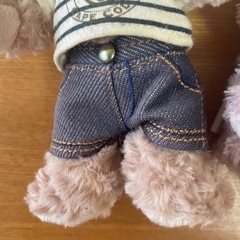 ダッフィー　シェリーメイ　ぬいぐるみバッジ　ストラップの画像