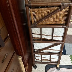 お譲り決まりました。収納ケース四段中古の画像