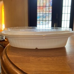 使い捨てピラフ、カレー容器の画像