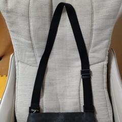 GUCCI★グッチ　ショルダーバッグ　キャンバス　レザー　ブラック　黒　GG柄　メンズの画像