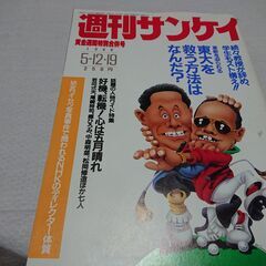 1988年　昭和63年　5月19日　週刊サンケイ　雑誌　当時物　郷ひろみ　中森明菜　松岡修造　麻生祐未　吉永小百合　相川恵里　ジャンボ尾崎　三浦友和　横山やすし　渡辺美智雄　露木茂　　　の画像
