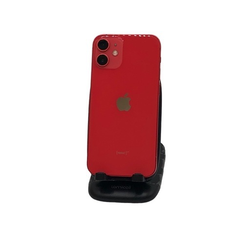 バッテリー新品 iPhone12mini　64GB　SIMフリー 完動品 レッド