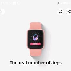 スマートウォッチ　ピンク③の画像