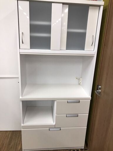 レンジ台　ホワイト　【ジャングルジャングルイズミヤ広陵店】