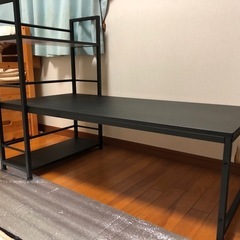 本棚付き 座り用 デスク