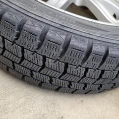 スタッドレスタイヤ 155R/65R14 75Q DUNLOP 4本セット 中古品の画像