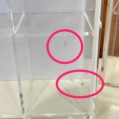 1つ 定価2,990円　無印良品 後ろが透けないアクリルコレクションボックス ディスプレイケースの画像