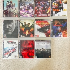 オークション出品検討中　お早めに！プレイステーション3 ゲームセット！