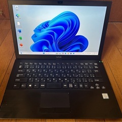 SONY VAIO 13.3型ノートPC ！SSD256GB メモリ4GB★Core i3-6100U Webカメラ Win11 MS Office 2021★中古美品★ の画像