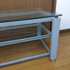 TV台-ガラス製天板-棚板の画像