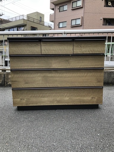 (ジM-159)家具 ニトリ　タンス チェスト 4段 ¥3,300(税込み)