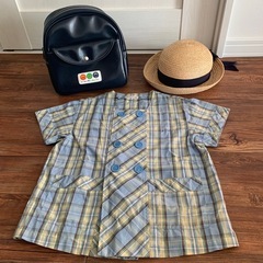 釧路　フレンド幼稚園　制服　体操服　帽子　リュックの画像