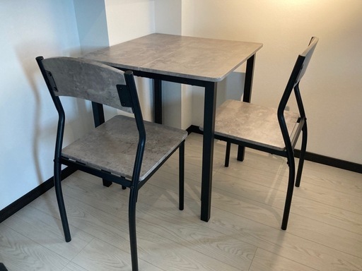 【美品】ダイニングテーブル\u0026イス×2セット