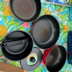 サーモス　鍋フライパン4個セット　中古の画像