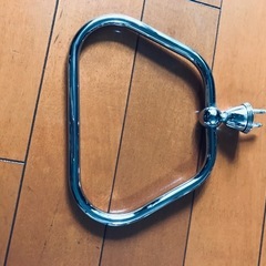 ステンレス　タオルかけ