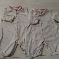 冬用ロンパース70cm2点セット