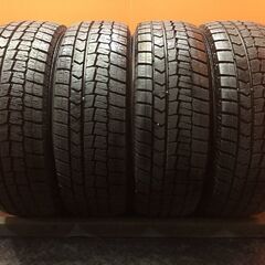 DUNLOP WINTER MAXX WM02 195/65R15 15インチ スタッドレス 4本 23年製 バリ溝 プリウス アルテッツァ エスクァイア オーリス等　(VTG853)