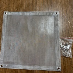 焚き火用ステンレス製メッシュシート
