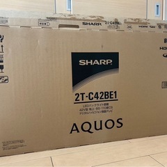 【ジャンク】SHARP　AQUOS　2T-C42BE1 42型【...