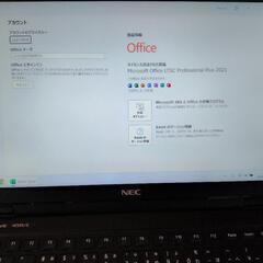 Windows11ノートパソコン  i5CPU NEC LAVIE PC-HZ550DABの画像