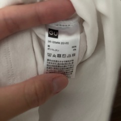 gu ショート丈Tシャツ　2枚セットの画像