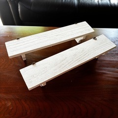 【美品】飾り棚　白い木