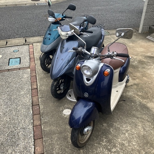 3台まとめて売り　ビーノ　アドレスV 50 レッツ2　エンジンかかる　ばら売りしません