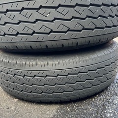 受付中　値下げ　ハイエース純正タイヤホイールの画像