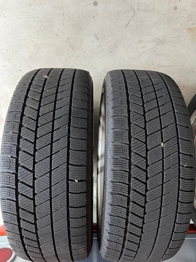 メルセデスベンツ　ホイール、スタッドレスタイヤ　ブリザックVRX3 8分山前後　225/45R17 4本セット　5穴　PCD112　17インチ　7J +48 EUROTECH メルセデスベンツ ホイール、スタッドレスタイヤ ブリザックVRX3 8分山