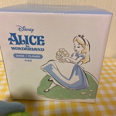 お取引中　ディズニー　不思議な国のアリス　貯金箱の画像