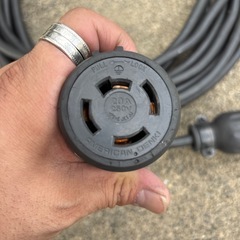 200V 延長コード　250v20Aの画像
