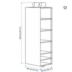 IKEA　つり下げ収納　2個セットの画像