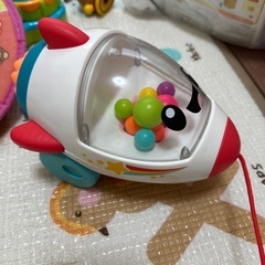 0〜2歳おもちゃ引いて歩く　飛行機の画像