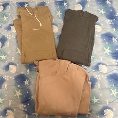 女の子140サイズパーカーワンピースまとめ売り☆