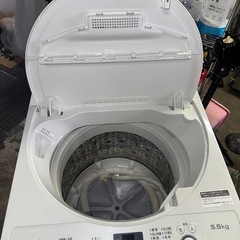 No.0415  20年シャープ洗濯機5.5kg (配送、設置)無料❗️の画像