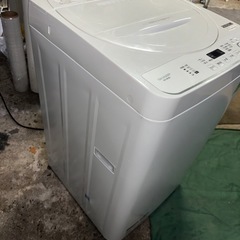 No.0415  20年シャープ洗濯機5.5kg (配送、設置)無料❗️の画像