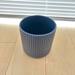IKEA 鉢植え　ネイビー
