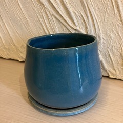 最終価格　プランター　受け皿付き　陶器　