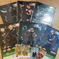 ヒロアカ一番くじ メタルチャーム アクリルスタンド ファイルセット