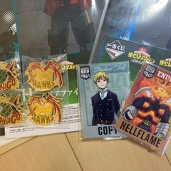 ヒロアカ一番くじ メタルチャーム アクリルスタンド ファイルセットの画像