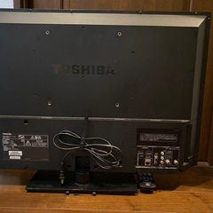 32インチ テレビ TOSHIBA REGZA 32S5 32型 レグザ ゲーム YouTube 3色コード 使用可能の画像