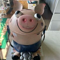アニマルダストビン ブタ　ゴミ箱