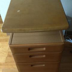 【取引予定あり】木製キャビネット 稼働 引出しの画像