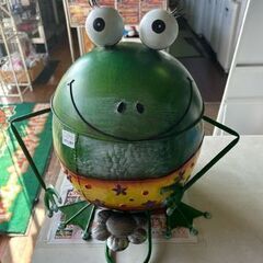 アニマルダストビン　カエル&エプロン ゴミ箱