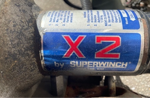 電動　ウインチ　super winch 　x2
